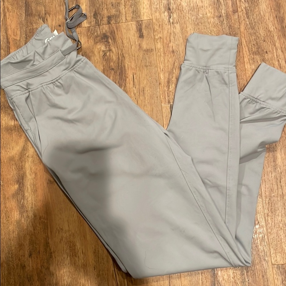 ZYIA Light Gray Jogger Track Pants